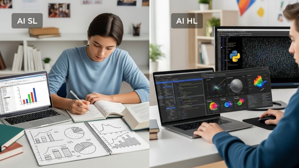 IB Maths AI SL vs AI HL