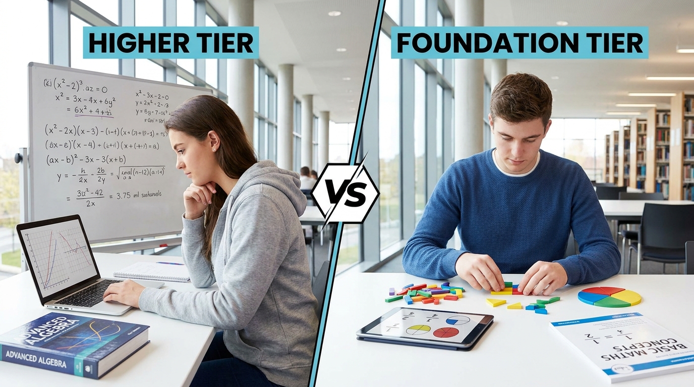 GCSE maths higher vs foundation