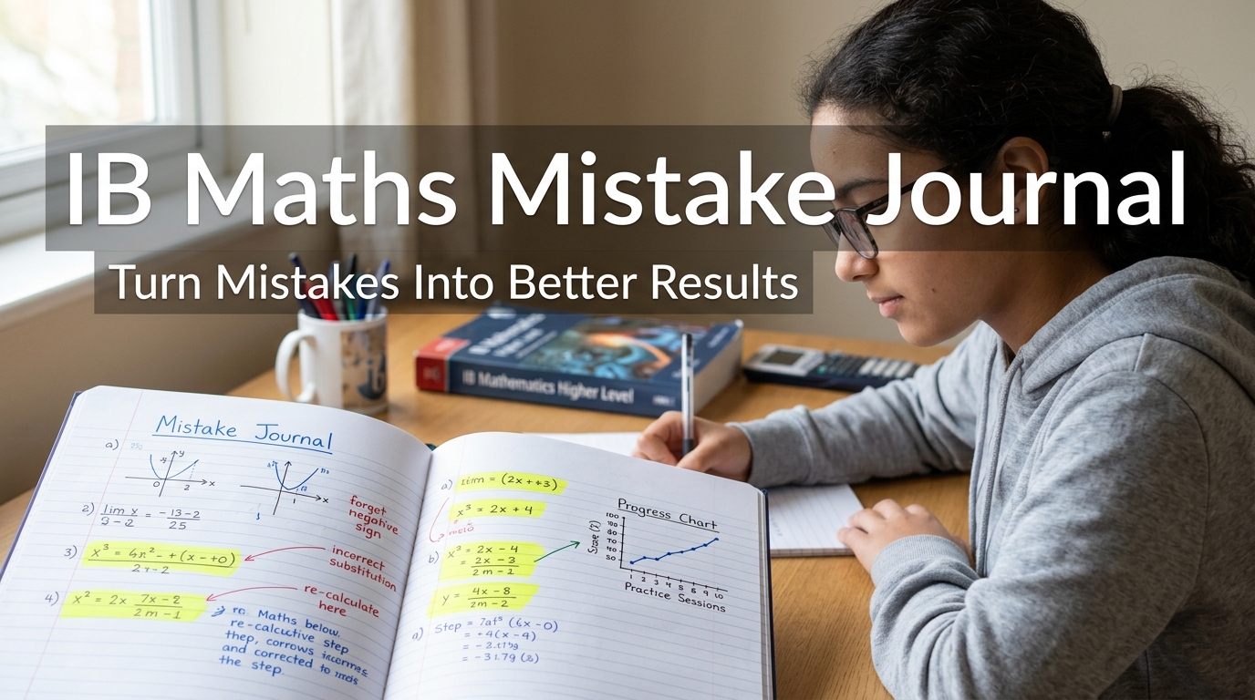 Mistake Journal helps IB Math Students