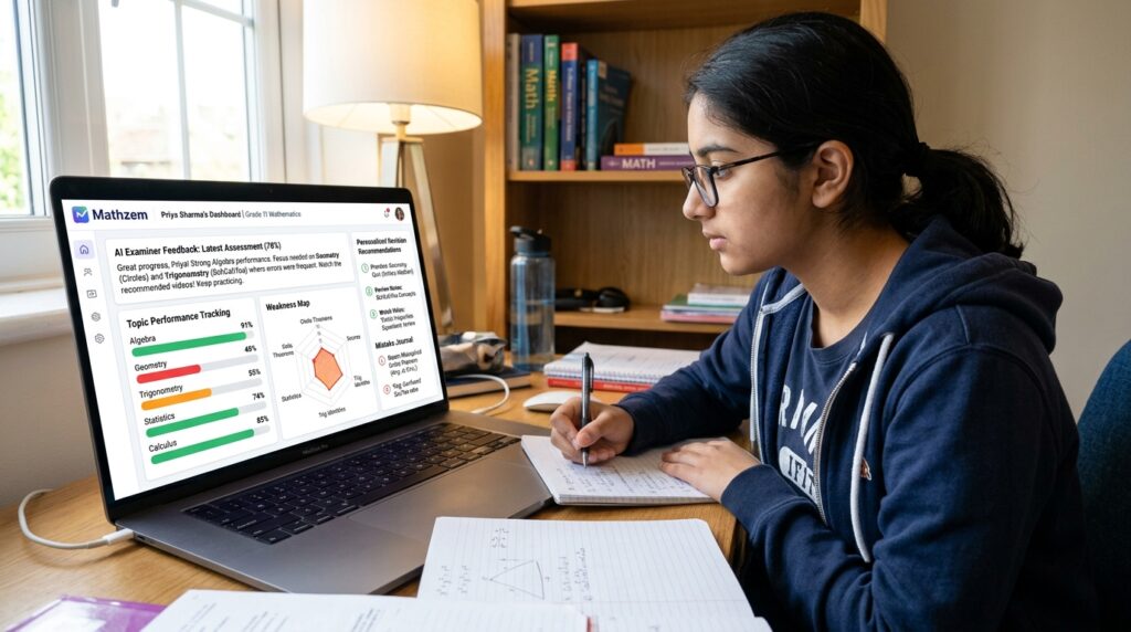 Mathzem IB Math Student Dashboard