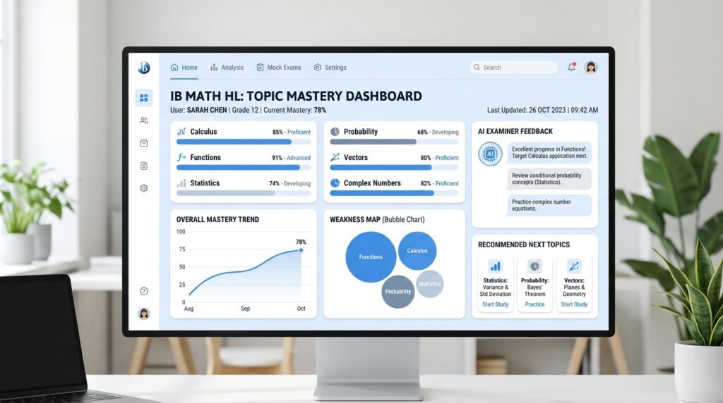 IB Math Progress Tracker