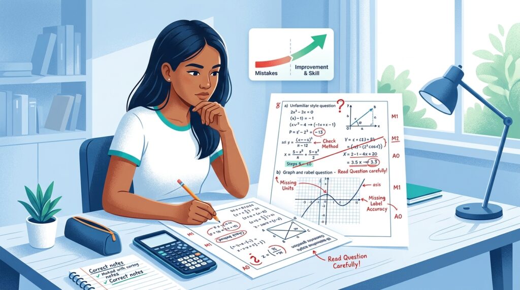IB Math exam marks