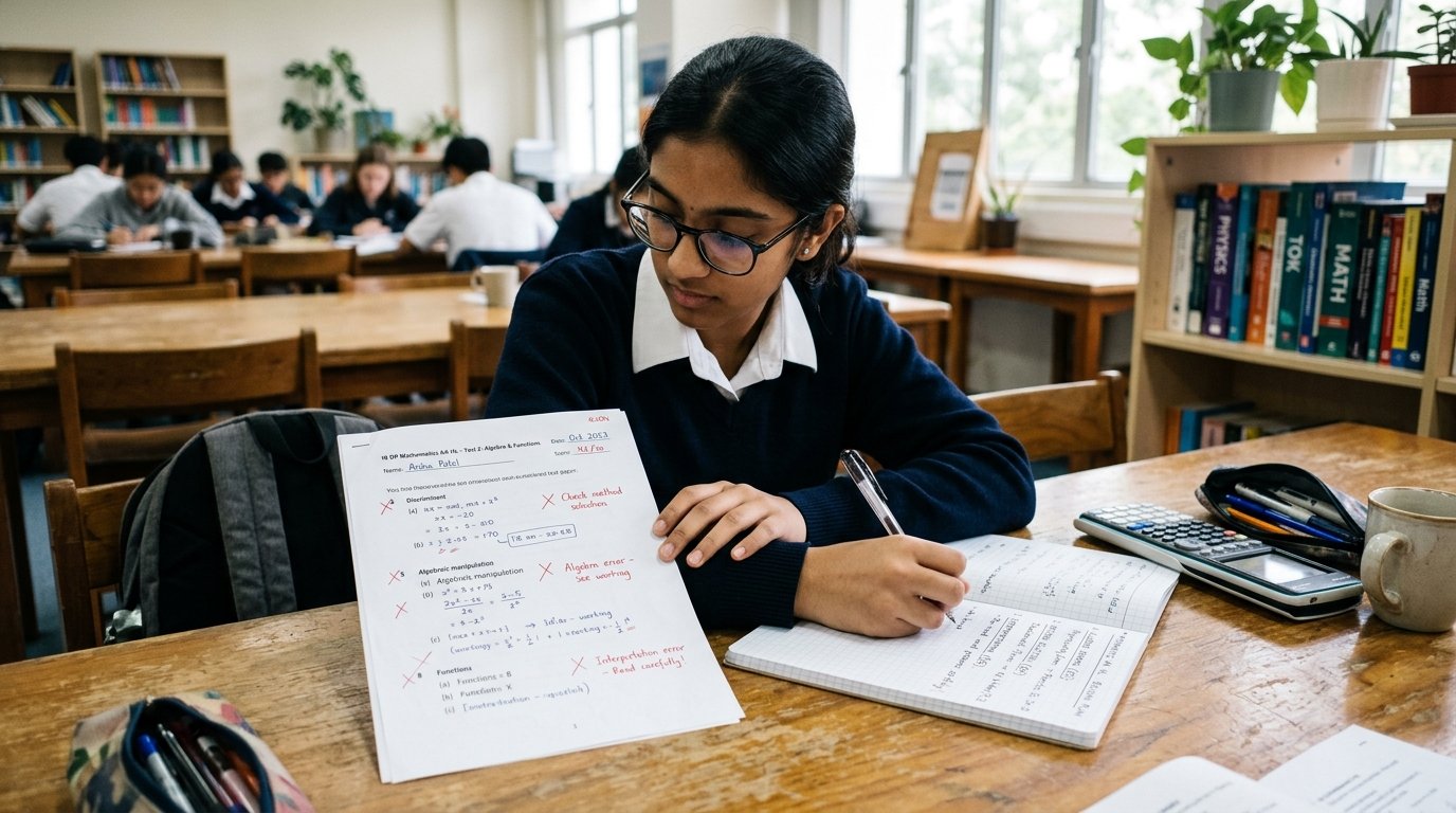 IB Math Test Into a Revision Plan