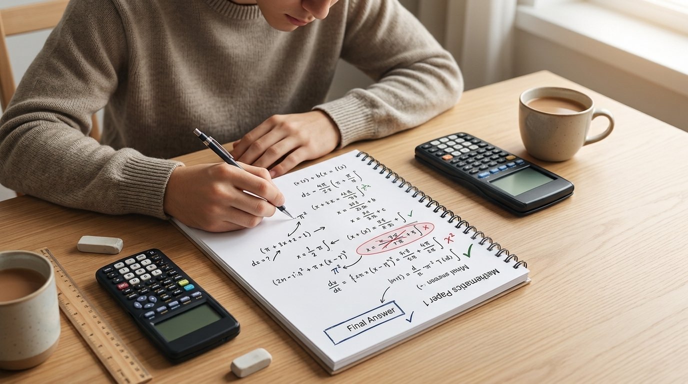 Handwritten IB Math Working